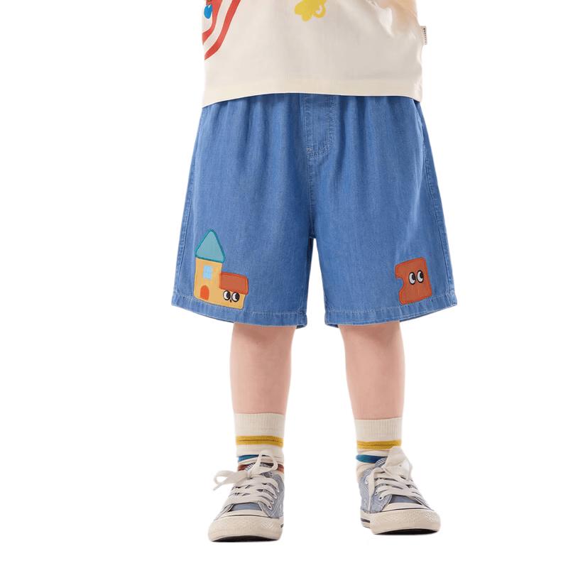 Dudu's Home Kids Summer Loose Denim Shorts