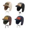 Thickened Fleece Liner Ear Flap Hat for Adult Windproof Trapper Hat Cold Weather Ear Protective Hat for Various Outfit