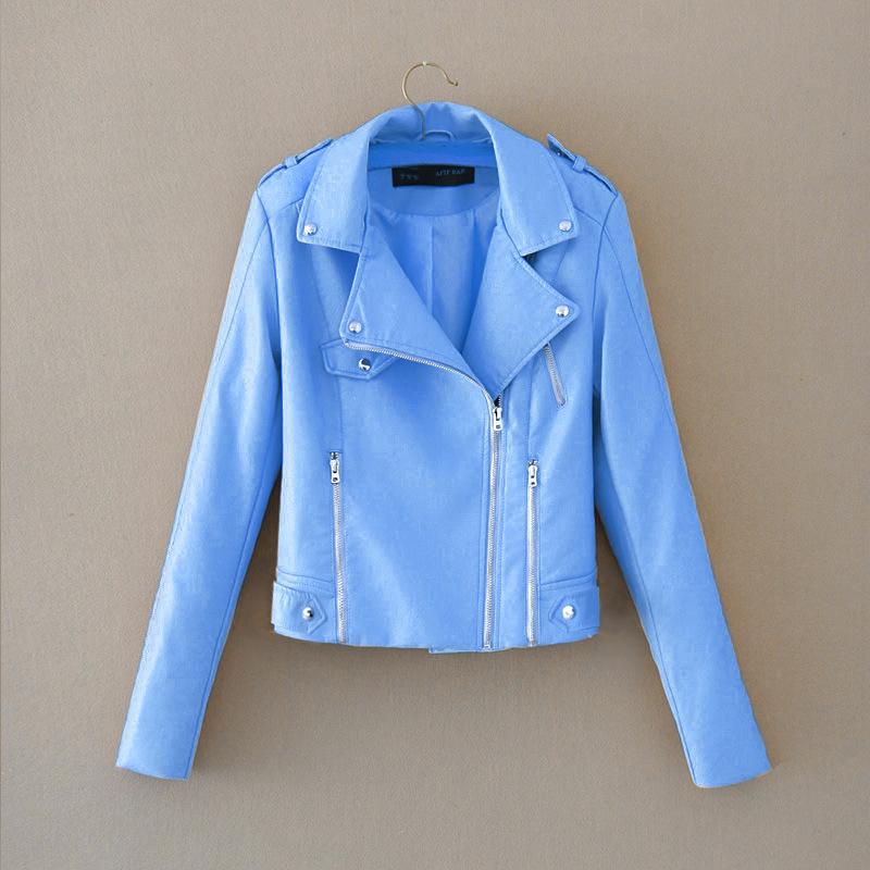 МОДНАЯ одежда Новая весенняя одежда Женская маленькая кожаная одежда Женская короткая куртка из искусственной кожи с воротником-стойкой Тонкая велосипедная куртка Цельная одежда