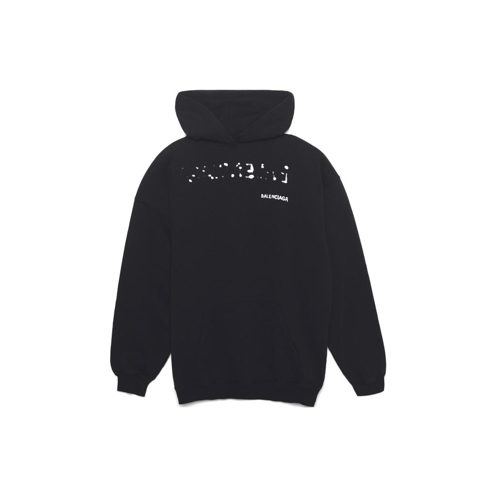 Balenciaga Свободный худи с принтом логотипа 578135TOVO61070