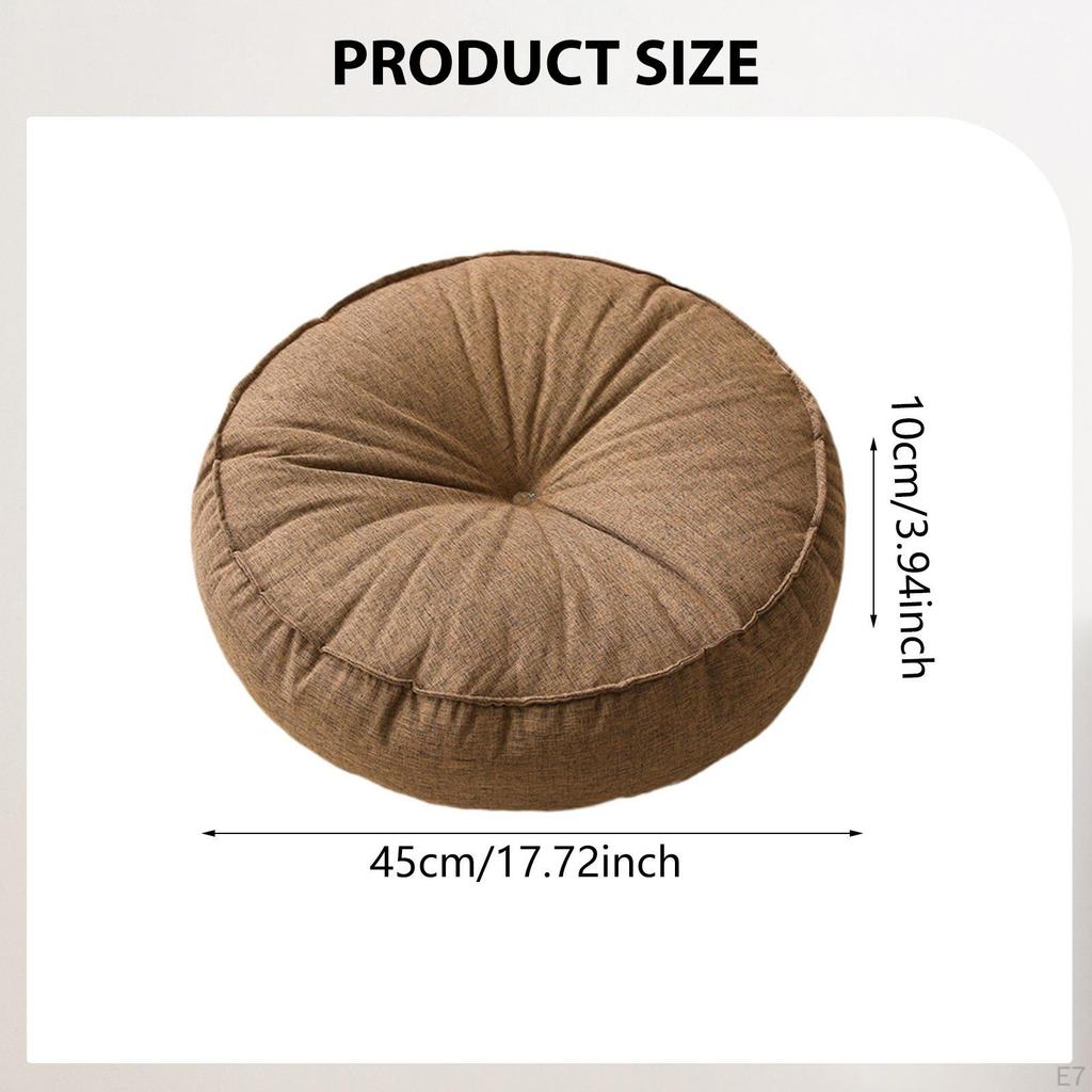 Floor Cushion Pad Comfortable Seating Meditation Pillow for Chair Sofa Office Indoor