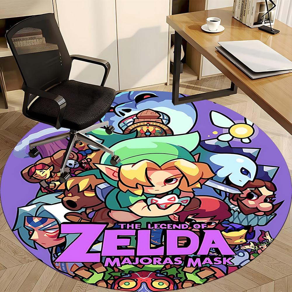 1 шт. Круглый ковер Legend Zelda для офиса, под офисные стулья, спальни, гостиной, домашний декор a1016244