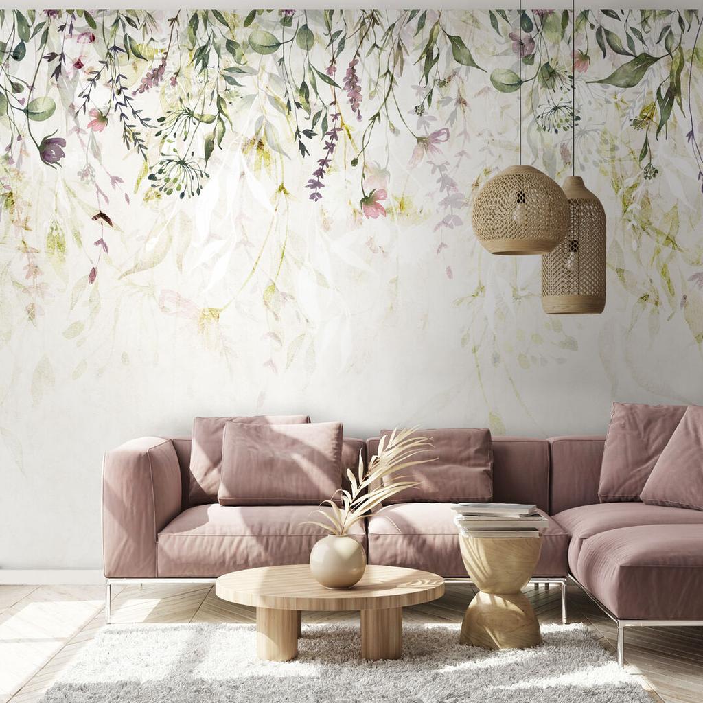 Fototapeta Flizelinowa Premium - 500 X 350 Cm - Styl Nowoczesny - Kwiaty