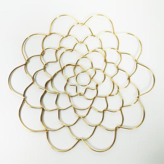 3 Pcs Stainless Steel Flower Grid 4/5/6 Inch Floral Arranging Tool Reusable Wire Flower Frog Grid for Easy Flower Arrangement