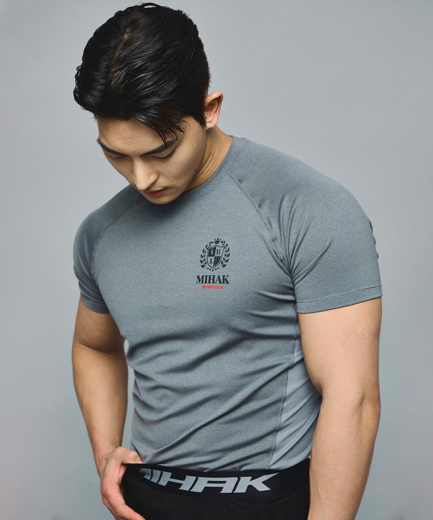 Футболка Mihag Ivy League Muscle Pro (Серый)