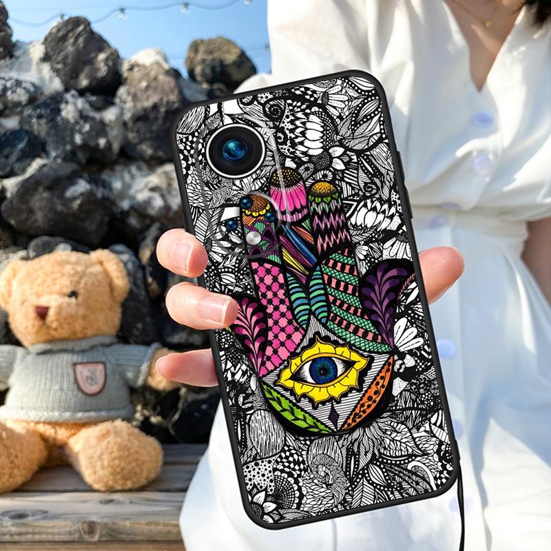 Hamsa Hand of Fatima Cover For Honor Magic 6 5 Lite Pro 50 70 90 Honor X8b X9b X6 X7 X8 X9 X6a X7a X9a X8a Case