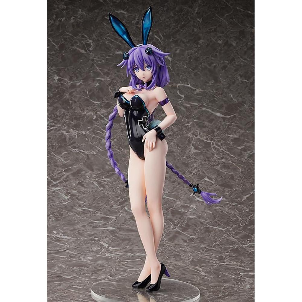 Hyperdimension Neptunia Purple Heart Barefoot Bunny Ver. Пластиковая покрашенная готовая фигурка в масштабе 14