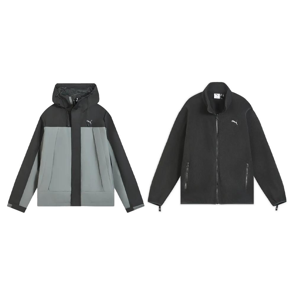 Puma Ecom FW25 Цветной блок Удобный Приятный к коже Спорт на открытом воздухе 2-в-1 Куртка с капюшоном Унисекс Куртки 694289-15
