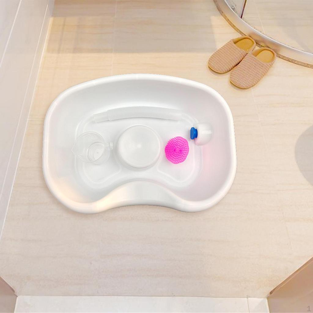 Прикроватная раковина для шампуня, миска для чистки волос, легкие аксессуары для ванной комнаты, ополаскивание и стирка