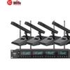 HuiDu U-04 Professional 4-Channel True Diversity Wireless Microphone System (CN version)