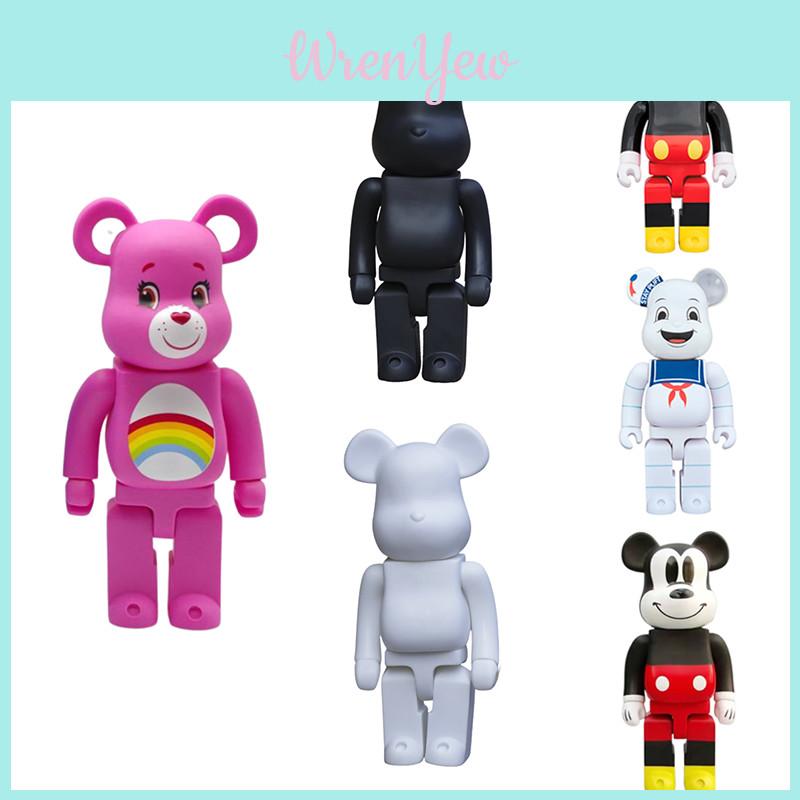 Bearbrick 400% Коллекционная фигурка из ПВХ Сорвиголовы Микки Медведь Строительный блок Модная игрушка