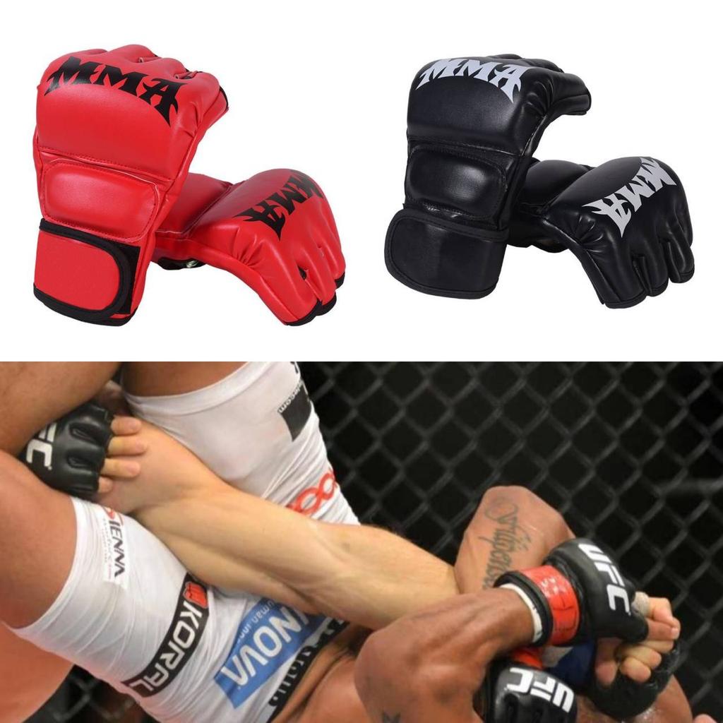 Mitt MMA Boxing Muay Thai Kickboxing Martial Arts Gloves Adults Kid Men Women Unisex PU Leather Sport Fight