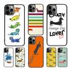 Чехол для телефона с рисунком таксы Дакехунда Для iPhone 17 Air 16 15 14 11 12 13 Pro MAX Plus coque Обложка Корпус