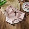Girls' Underwear Bow Simple Briefs Lace Threaded  Knickers Cotton Lingerie Triangle Panties