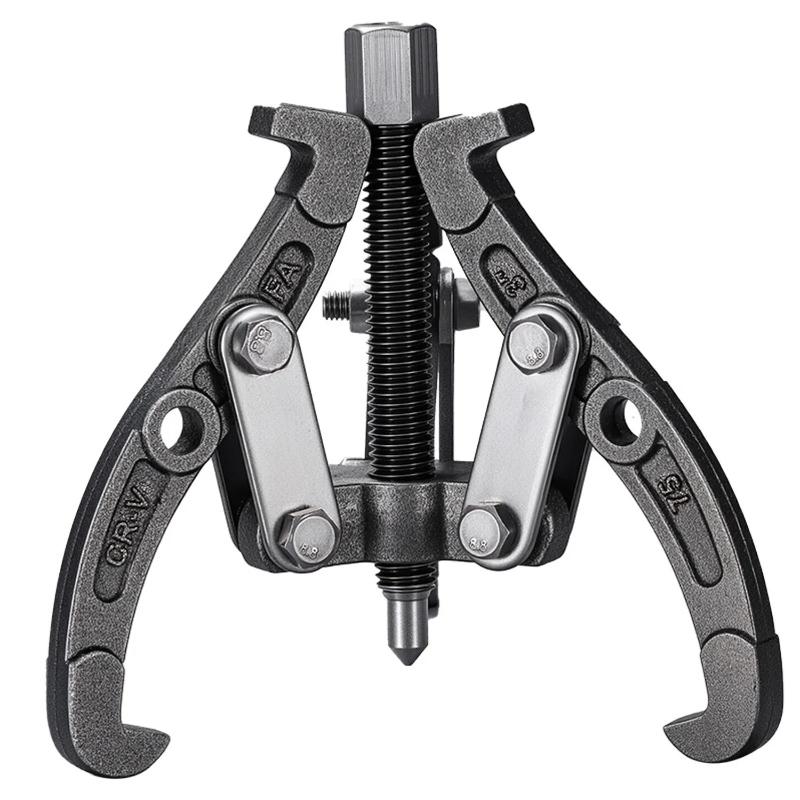 Gear Puller 3/4/6/8 Inch 3 Jaw 2 Jaw Reversible Pulley Remover Tool Bearing Flywheel Removal Kit Heavy Duty Professional Grade