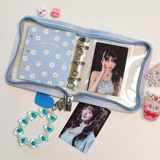 Папка-регистратор для фотографий Bombom mini с 3 отверстиями, фотокарточками и внутренними страницами