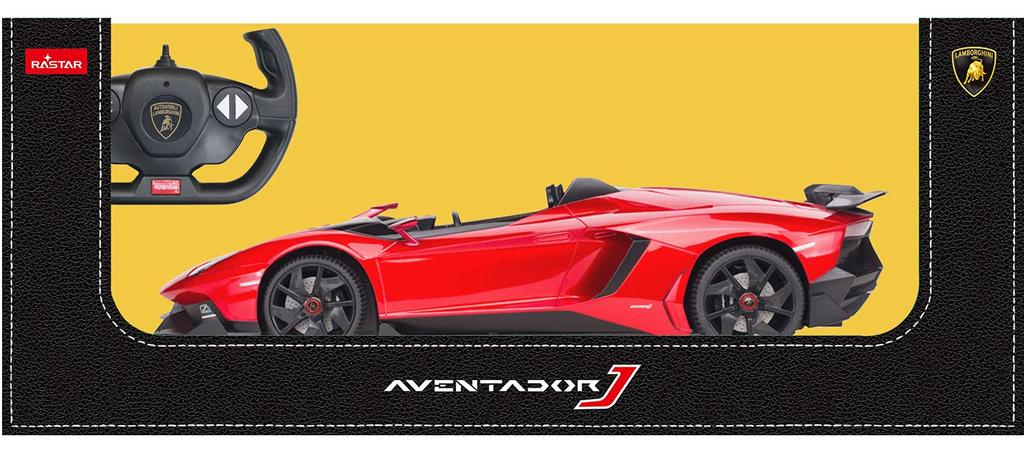 Doyusha Lamborghini Aventador J Red Electric Radio Control 14389 2.4GHz 1/12