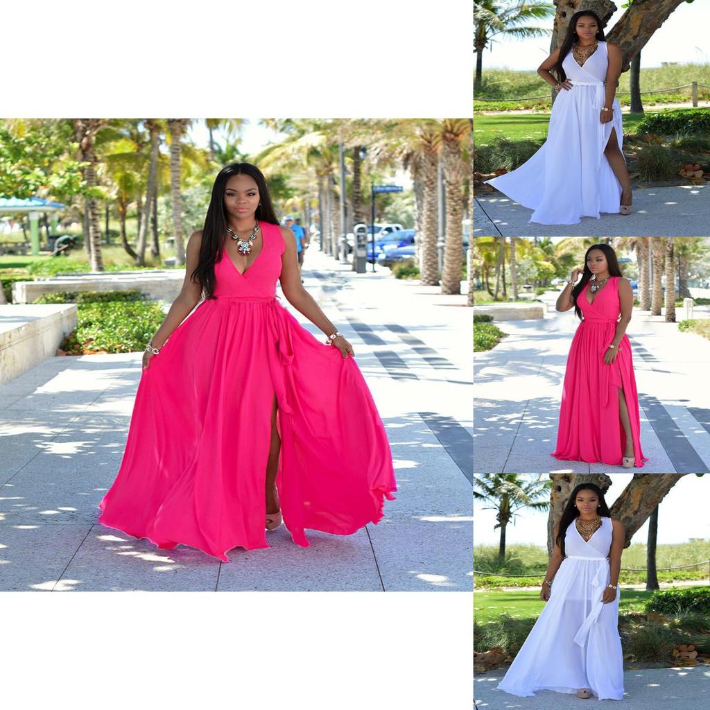 Женское цветочное платье макси с V-образным вырезом, сексуальное, длинное, красивое, праздничное, летнее