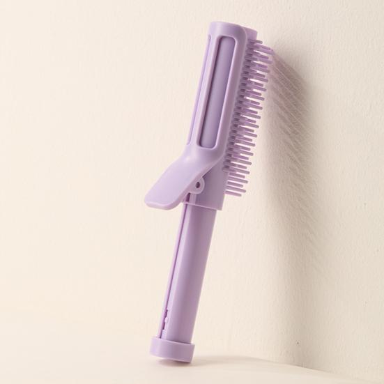 Retractable Hair Brush with Clip 2-In-1 Fluffy Hair Volume Comb Portable Travel Professional Women Hair Styling Detangling Tools