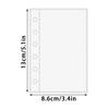 A7 Clear Sticker Photo Storage Album Sheet Protectors Book Organizer Folder for Office Administrative Staff Project Managers