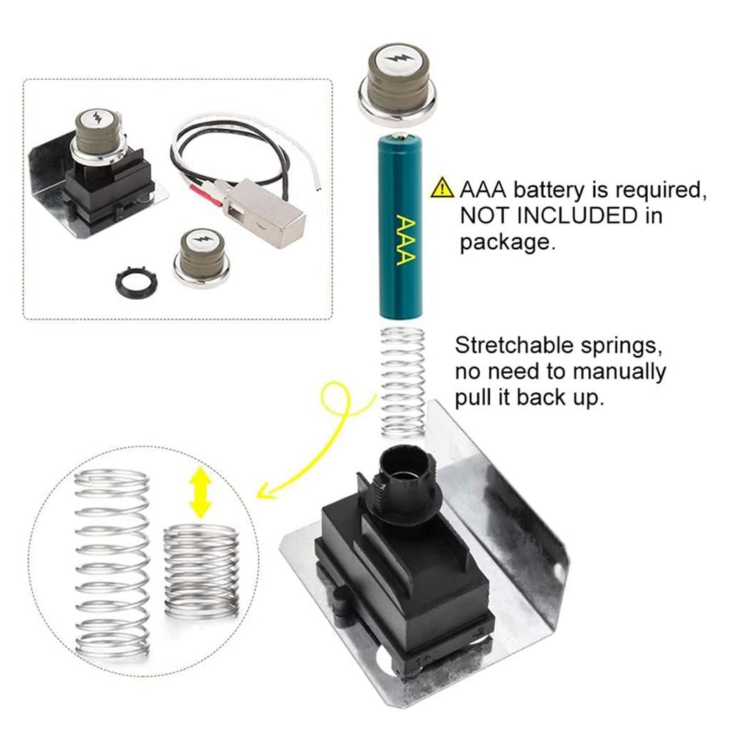 Эффективный комплект поджигателя Замена Комплект зажигалки для барбекю с боковой панелью управления Металлический материал для газовых грилей E310 E210