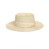 Flat Trendy Top Woven Wide Brim Straw Hat For Sun Shield And Activities Outdoor