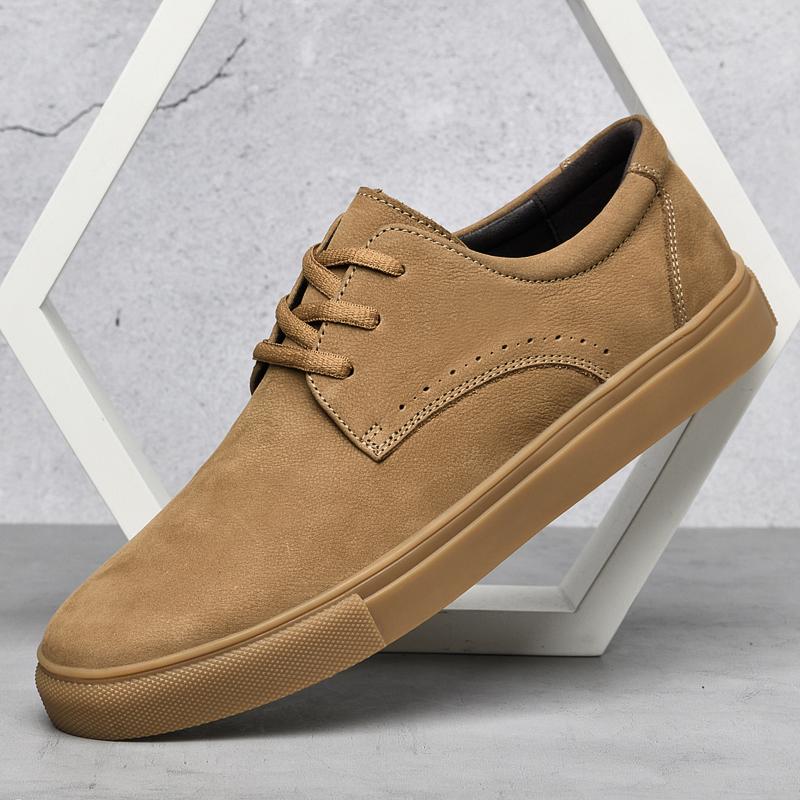 2024 Мужские удобные повседневные дышащие мужские мокасины Мокасины на плоской подошве Модная обувь из натуральной кожи со шнуровкой Твердые кроссовки
