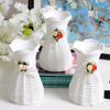 1Pcs Basket Artificial Rattan Vase Desk Decor Plant Tray  for Home Office Decoration