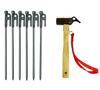 Snow Peak Peg Hammer Solid Stakes PRO.S N-002 + (6-Piece Set) N-002 + R-103-1