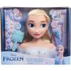 Головка для укладки - SNOW QUEEN - Головка для укладки Elsa Deluxe - Наращивание волос, аксессуары для волос и раскрытие цвета, для детей от 3 лет