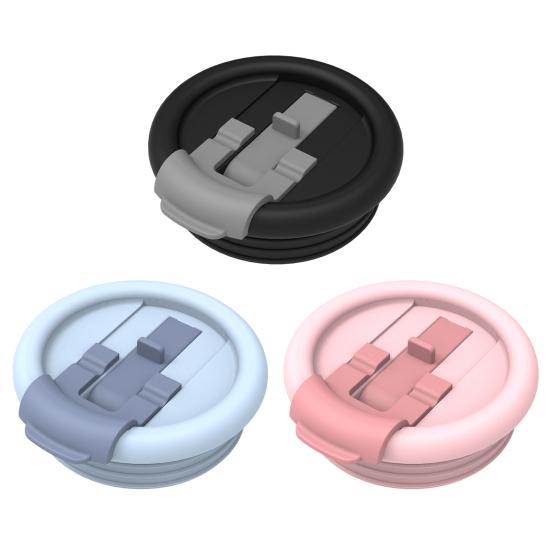 Крышка-трубочка для стакана, сменная силиконовая, герметичная, многоразовая, устойчивая к брызгам