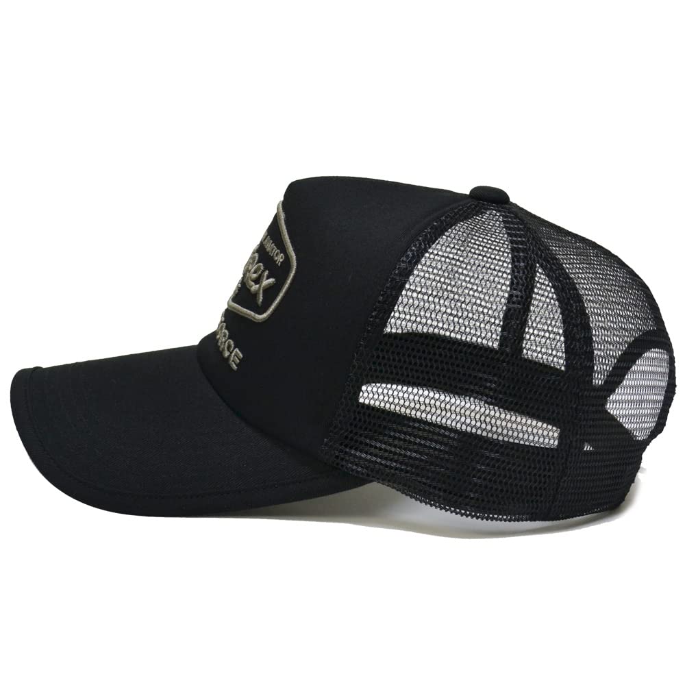 AVIREX AIR FORCE Embroidered Mesh Cap 14590200 [AVIREX] (Black 3)