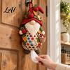 Functional Home Accessories Gnome Crochet Bag Holder DIY Kit Cute Sunflower Plastic Organizer Craft Kit Hanging Mushroom Xmas