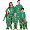 Christmas Print Cute Family Set Pajamas, Home Clothes, Family Set Long Sleeve Top Pants Set
