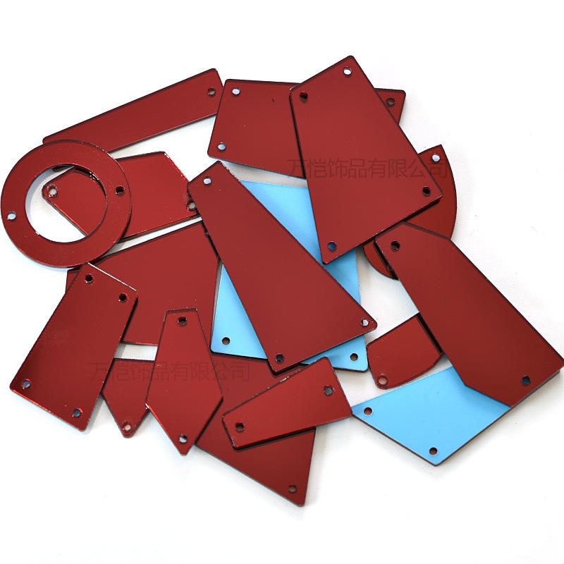 Акриловая ручная шовная дрель, зеркало специальной формы с плоским дном, сделай сам, украшение одежды, ювелирные изделия, зеркальные аксессуары, шовная дрель