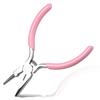 Pin Bending Pliers, Round Nose Pliers with Groove, Single-Sided Round Nose Pliers, Wire Loop Pliers with Circular Cutting Blade, Single-Sided