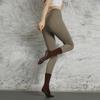 Профессиональные нескользящие пятипалые носки для йоги, пилатеса, аэробики, занятий в помещении и фитнеса - Впитывающие пот, дышащие, носки до середины голени для пола.