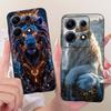 Для Infinix Note 30 30Pro X678B X6716B X6711 Крутой чехол для телефона 'Дракон Тигр' Note 30 Pro Note30 4G 5G Черные силиконовые мягкие чехлы