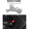 Sporty Key Shell for Can Am Ryker Outlander, 1PCS Red Ignition Key Cover Key Holder Key Case for Can-Am Ryker / Outlander Accessories (Red)
