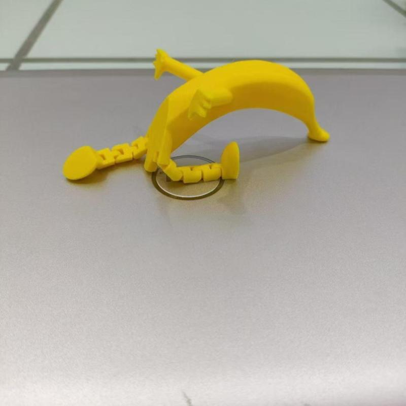 Креативная 3D-печатная пластиковая скульптура банана для украшения сада, забавные украшения для дома, произведение искусства ручной работы, настольные украшения, поделки