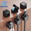 6Pcs Magnetic Cable Clip Winder Holder Adhesive Wire Keeper Cord Cable Organizer Usb Charging Cables Winder for Office Desktop