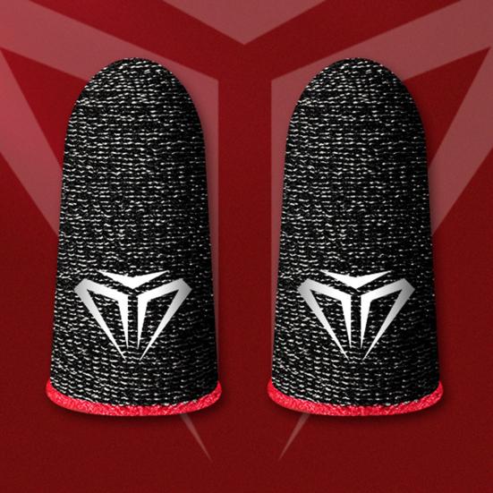 1 пара S02 Напальчники Чувствительные Дышащие Потостойкие Перчатки-напальчники с сенсорным экраном для игры PUBG Mobile