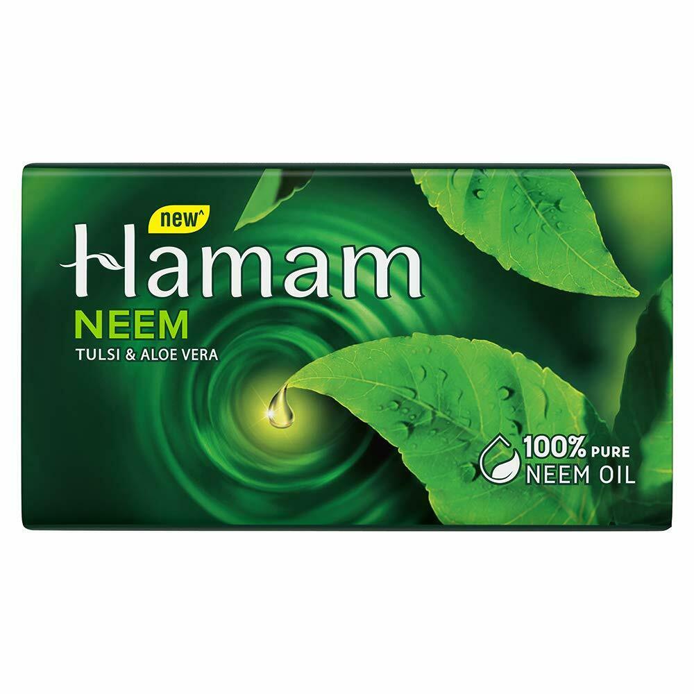 HAMAM Soap with Neem , Tulsi and Aloe Vera Hamam Bath Soap 100GM