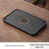 WQ Chinese Style Wooden Tea Tray with Dual Drainage
