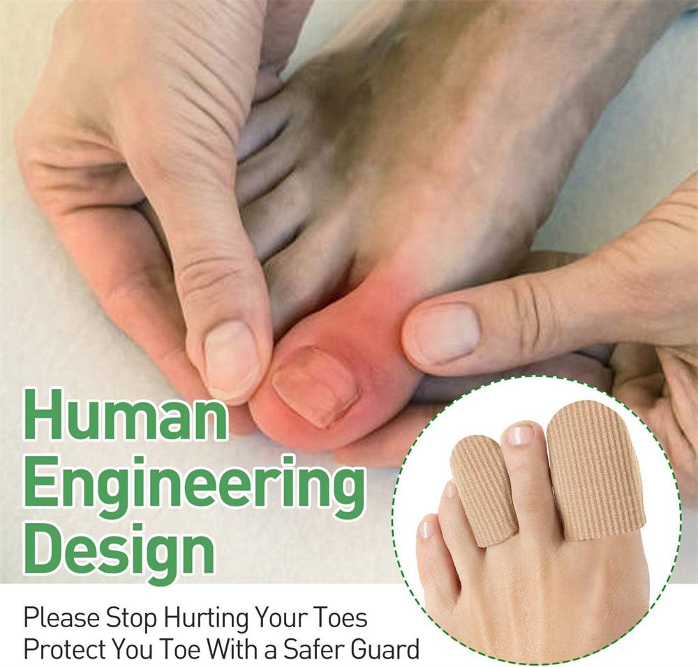 6 шт. Напальчники и накладки на пальцы ног с гелевой подкладкой – Защитные подушечки для мозолей, натоптышей, волдырей, бурсита, вросших ногтей и облегчения молоткообразных пальцев