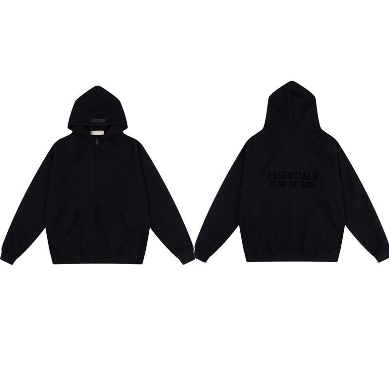 Unisex Oversized Hooded Sweatshirt With Flock Letter Print Soft Cotton Blend Warm Lined