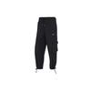 Solid Color Pocket Loose Sweatpants Women Bottoms Black CZ9331-010
