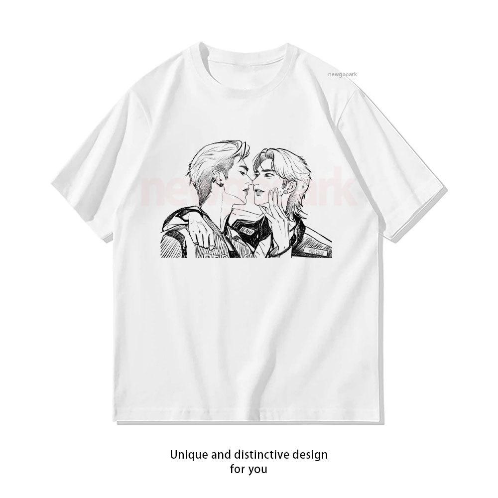 Pit Babe Woman Tshirt Thailands Gay Love Drama Shirt Racing Competition Drama Graphic T Shirts Casual Cotton Shortsleev Couple