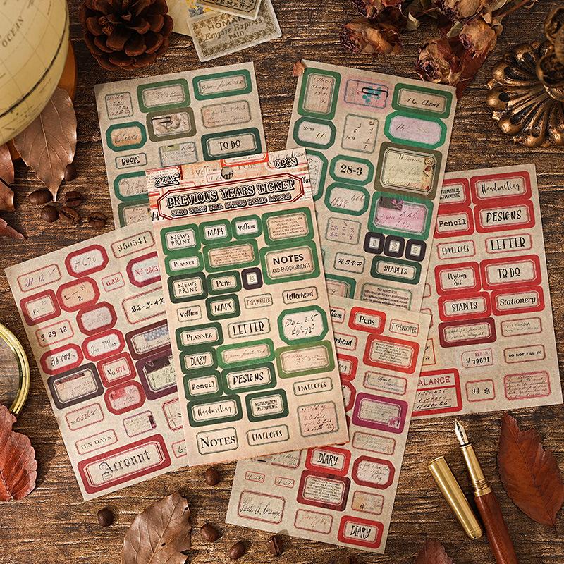 10pcs/1lot Kawaii Stationery Stickers zero-point note Junk Journaling Decorative Scrapbooking for stickers Scrapbook