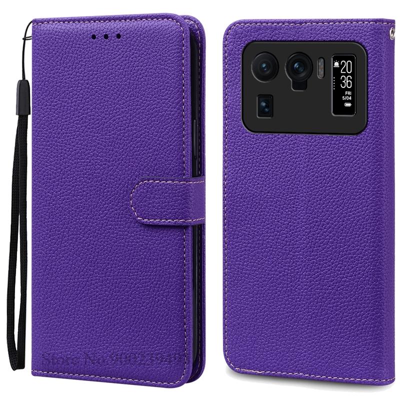 Чехол Mi 11 Ultra для Xiaomi Mi 11 Ultra, кожаный чехол-книжка с откидной крышкой для Xiaomi Mi 11 Ultra, силиконовый чехол-книжка Fundas